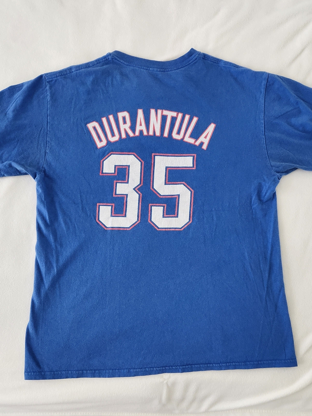 Oklahoma City Thunder Kevin Durant "Durantula" NBA #35 T Shirt Size L Preowned